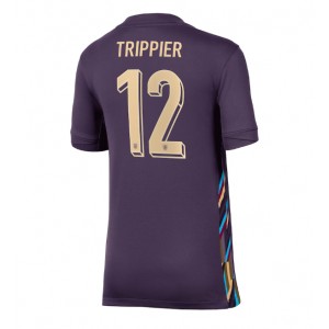 Fotbalové Dres Anglie Kieran Trippier #12 Dámské Venkovní Oblečení ME 2024 Krátký Rukáv